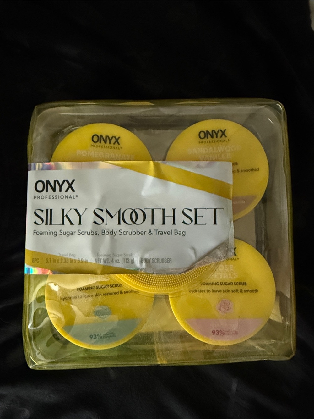 Onyx Yellow Silky Smooth Skincare Set